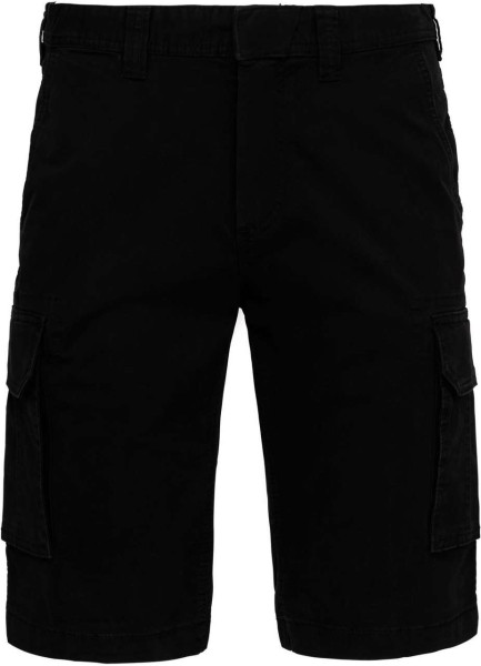 MEN'S MULTIPOCKET BERMUDA SHORTS Fekete 