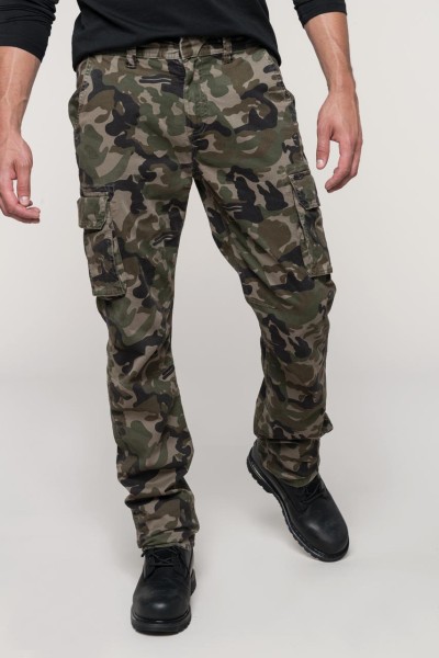 MEN'S MULTIPOCKET TROUSERS Fekete 