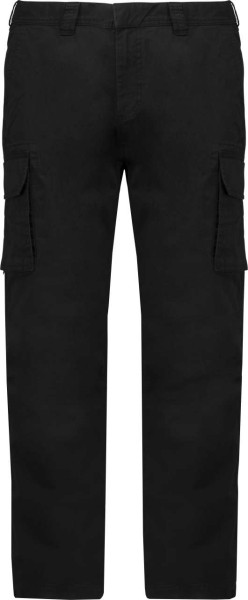 MEN'S MULTIPOCKET TROUSERS Fekete 