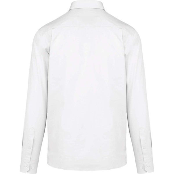 MEN'S NEVADA LONG-SLEEVE COTTON SHIRT Fehér 