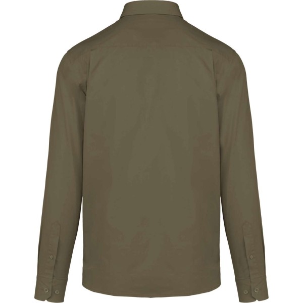MEN'S NEVADA LONG-SLEEVE COTTON SHIRT Zöld 
