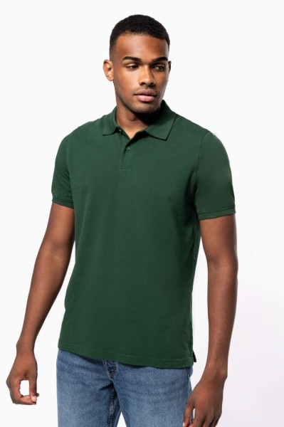 MEN'S ORGANIC 180 PIQUÉ POLO SHIRT Fehér 