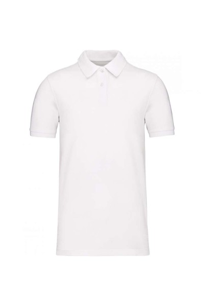 MEN'S ORGANIC 180 PIQUÉ POLO SHIRT Fehér 