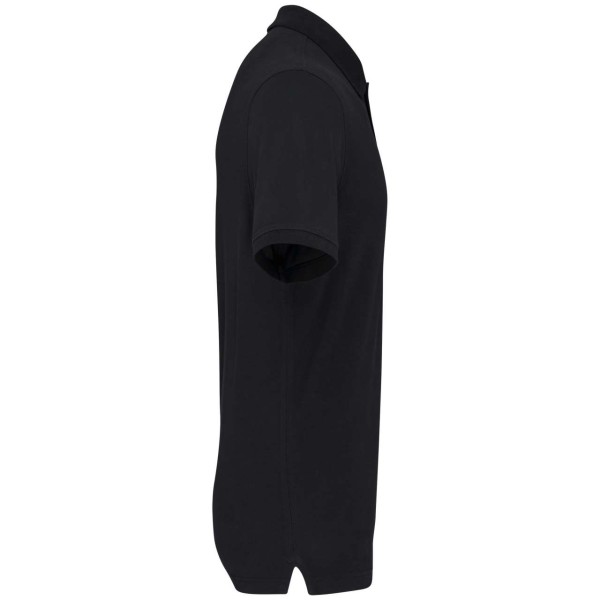 MEN'S ORGANIC 180 PIQUÉ POLO SHIRT Fekete 