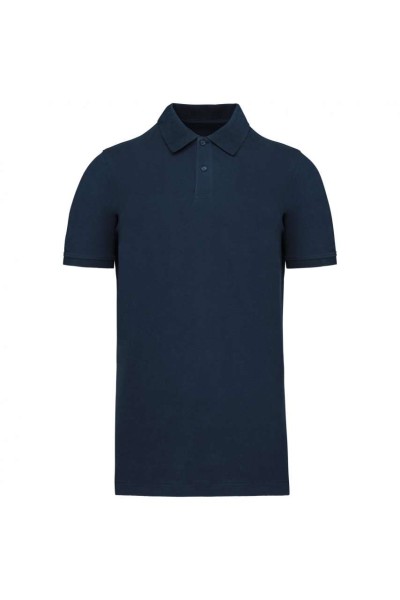 MEN'S ORGANIC 180 PIQUÉ POLO SHIRT Kék 
