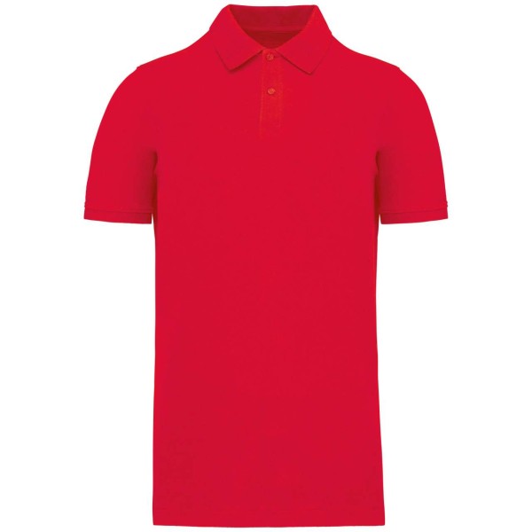 MEN'S ORGANIC 180 PIQUÉ POLO SHIRT Piros 