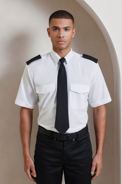 MEN’S SHORT SLEEVE PILOT SHIRT Kék 