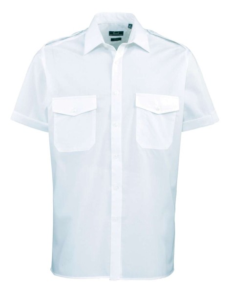 MEN’S SHORT SLEEVE PILOT SHIRT Kék 