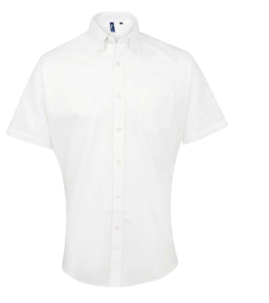 MEN’S SHORT SLEEVE SIGNATURE OXFORD SHIRT Fehér 