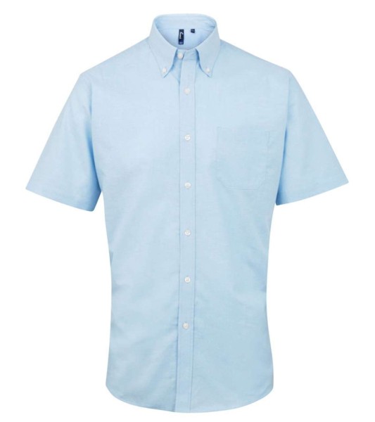 MEN’S SHORT SLEEVE SIGNATURE OXFORD SHIRT Kék 