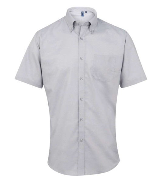 MEN’S SHORT SLEEVE SIGNATURE OXFORD SHIRT Szürke 