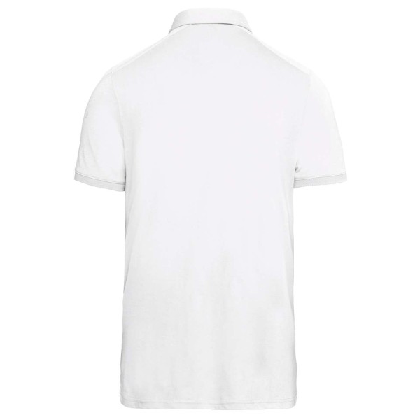 MEN'S SHORT SLEEVED JERSEY POLO SHIRT Fehér 
