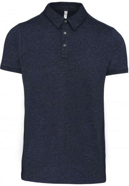 MEN'S SHORT SLEEVED JERSEY POLO SHIRT Kék 