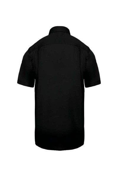 MEN'S SHORT-SLEEVED NON-IRON SHIRT Fekete 