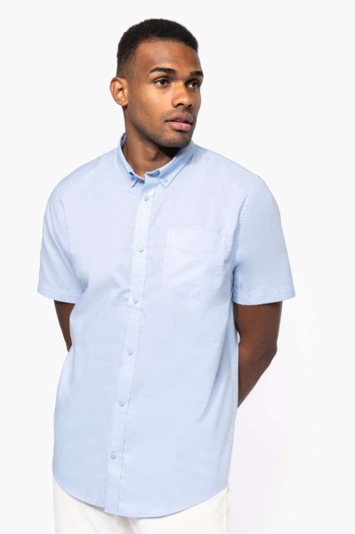 MEN'S SHORT-SLEEVED OXFORD SHIRT Fehér 