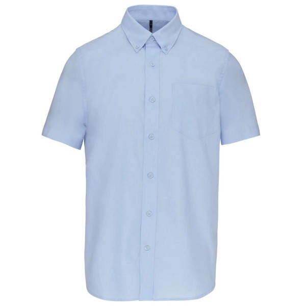 MEN'S SHORT-SLEEVED OXFORD SHIRT Kék 