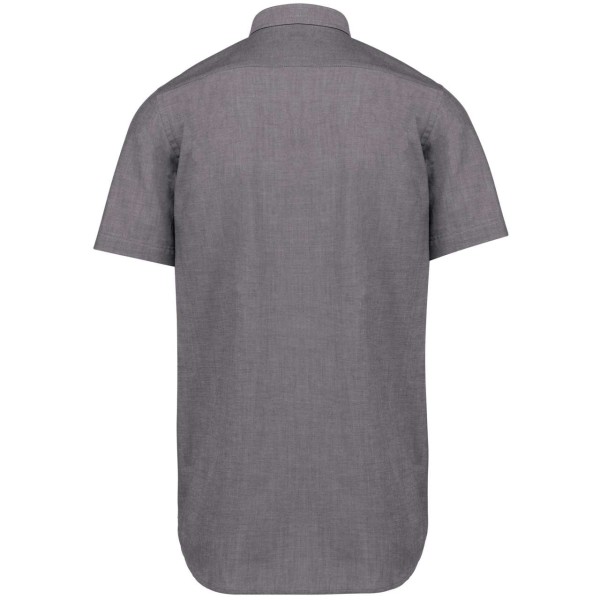 MEN'S SHORT-SLEEVED OXFORD SHIRT Szürke 