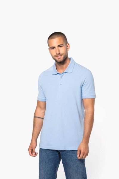 MEN'S SHORT-SLEEVED PIQUÉ POLO SHIRT Rózsaszín 