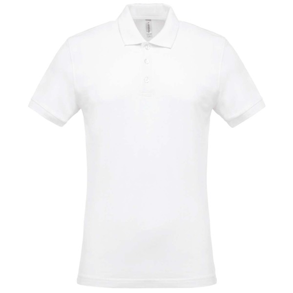 MEN'S SHORT-SLEEVED PIQUÉ POLO SHIRT Fehér 