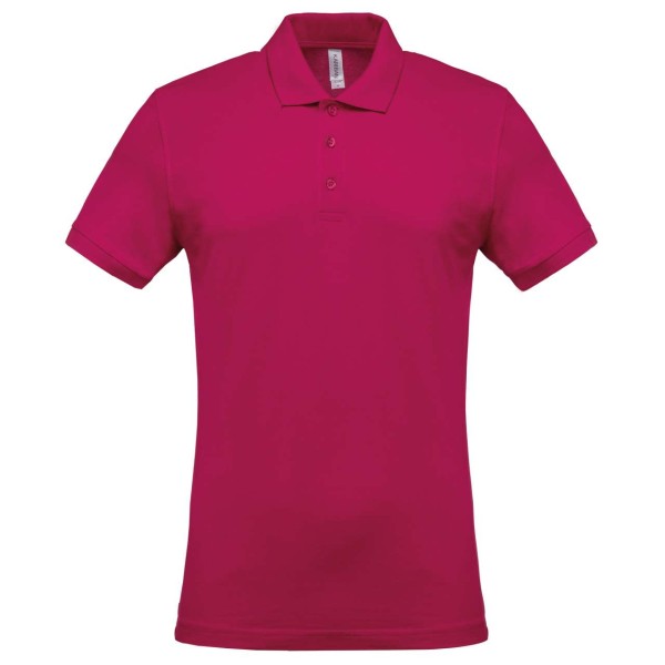 MEN'S SHORT-SLEEVED PIQUÉ POLO SHIRT Rózsaszín 