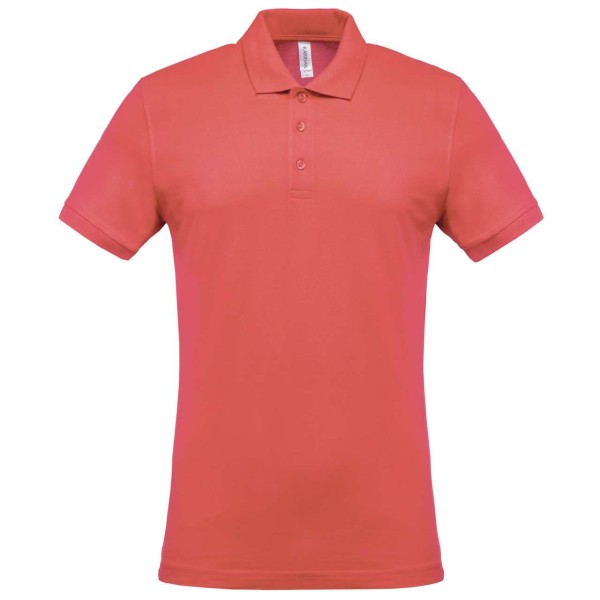 MEN'S SHORT-SLEEVED PIQUÉ POLO SHIRT Rózsaszín 