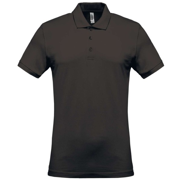 MEN'S SHORT-SLEEVED PIQUÉ POLO SHIRT Szürke 
