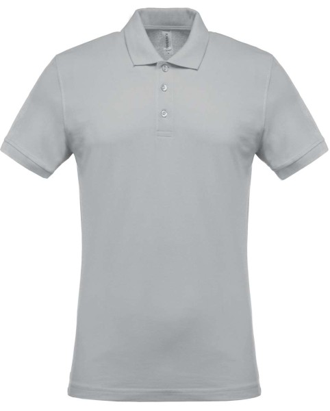 MEN'S SHORT-SLEEVED PIQUÉ POLO SHIRT Szürke 
