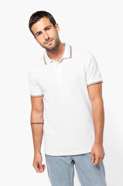 MEN'S SHORT-SLEEVED POLO SHIRT Fehér 
