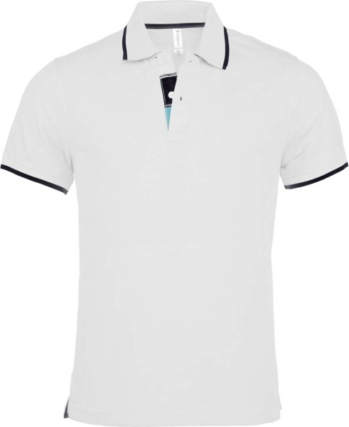 MEN'S SHORT-SLEEVED POLO SHIRT Fehér 