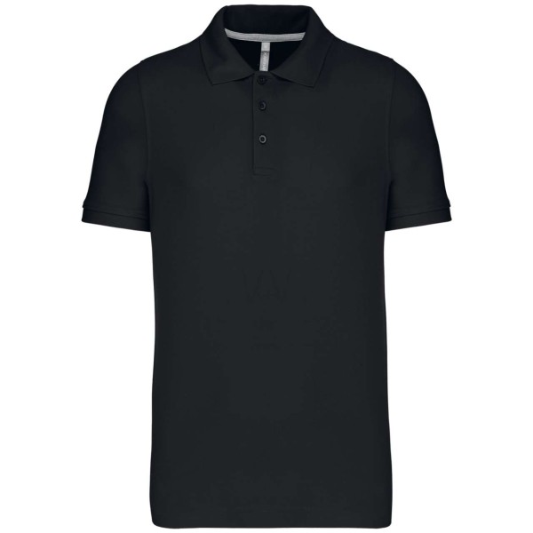 MEN'S SHORT-SLEEVED POLO SHIRT Fekete 
