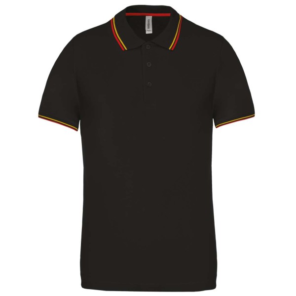 MEN'S SHORT-SLEEVED POLO SHIRT Fekete 
