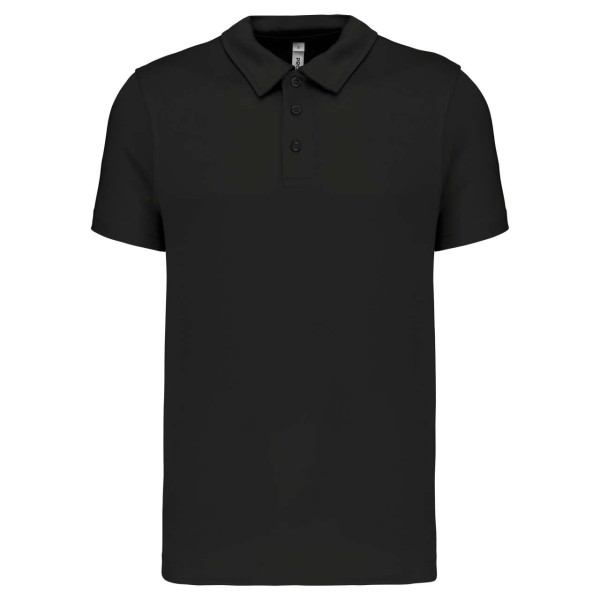 MEN'S SHORT-SLEEVED POLO SHIRT Fekete 