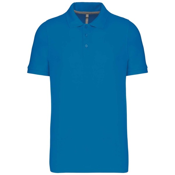 MEN'S SHORT-SLEEVED POLO SHIRT Kék 