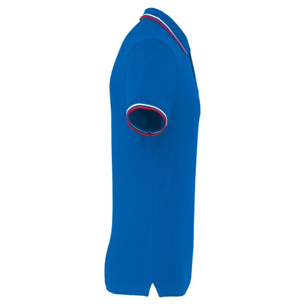 MEN'S SHORT-SLEEVED POLO SHIRT Kék 