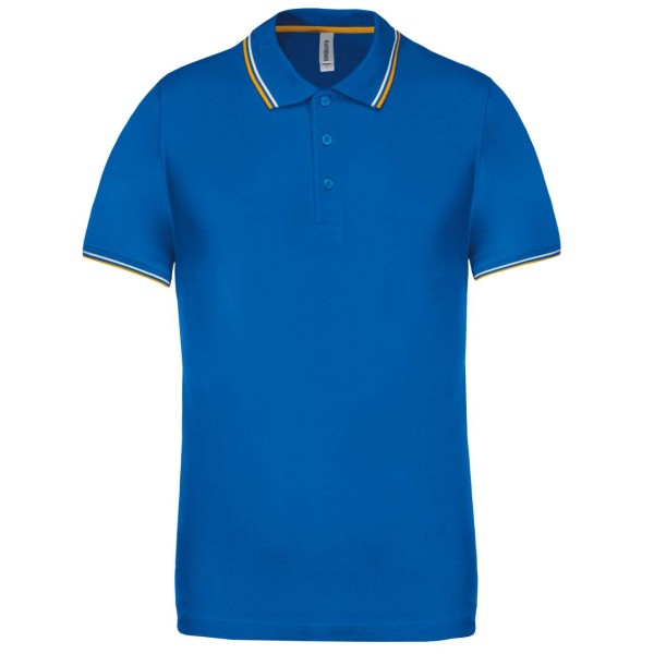 MEN'S SHORT-SLEEVED POLO SHIRT Kék 