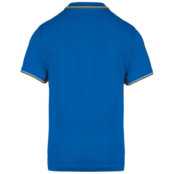 MEN'S SHORT-SLEEVED POLO SHIRT Kék 