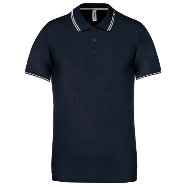 MEN'S SHORT-SLEEVED POLO SHIRT Kék 