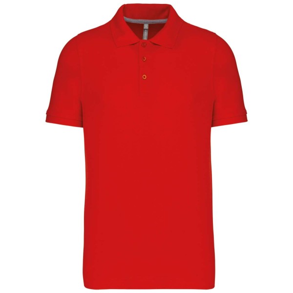 MEN'S SHORT-SLEEVED POLO SHIRT Piros 