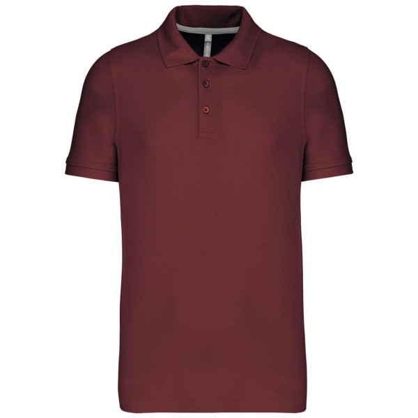 MEN'S SHORT-SLEEVED POLO SHIRT Piros 