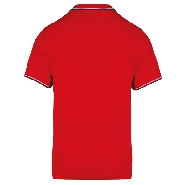MEN'S SHORT-SLEEVED POLO SHIRT Piros 