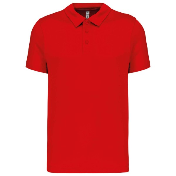 MEN'S SHORT-SLEEVED POLO SHIRT Piros 