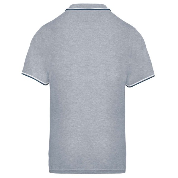 MEN'S SHORT-SLEEVED POLO SHIRT Szürke 