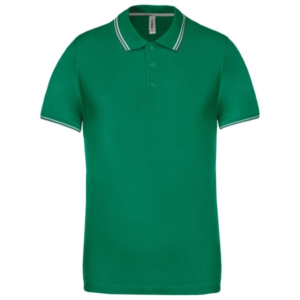 MEN'S SHORT-SLEEVED POLO SHIRT Zöld 