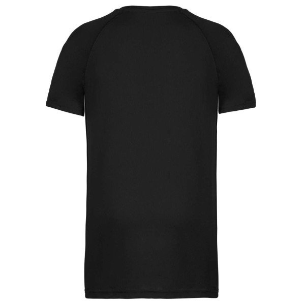 MEN'S SHORT-SLEEVED SPORTS T-SHIRT Fekete 