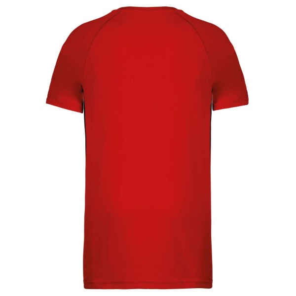 MEN'S SHORT-SLEEVED SPORTS T-SHIRT Piros 