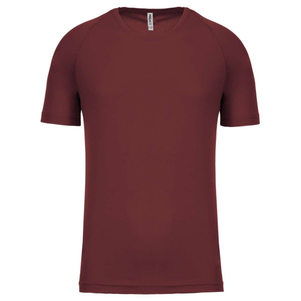 MEN'S SHORT-SLEEVED SPORTS T-SHIRT Piros 
