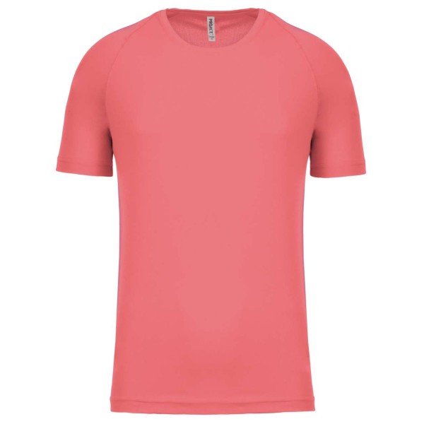MEN'S SHORT-SLEEVED SPORTS T-SHIRT Rózsaszín 