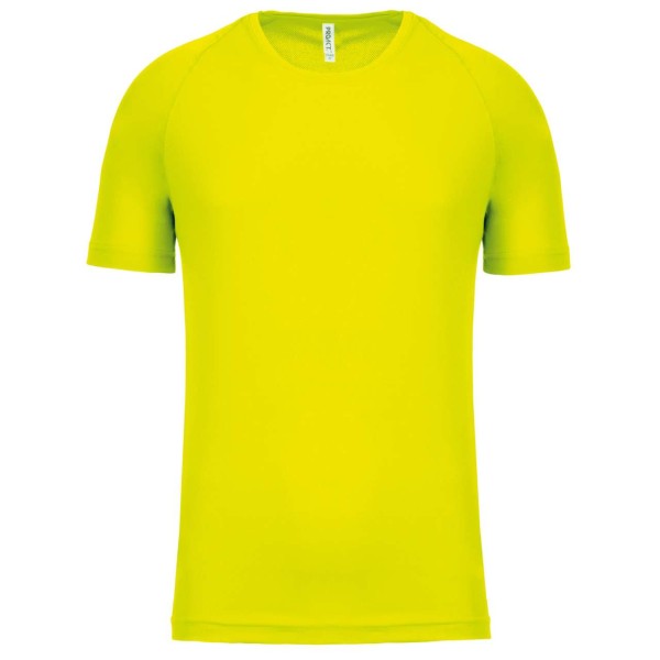 MEN'S SHORT-SLEEVED SPORTS T-SHIRT Sárga 