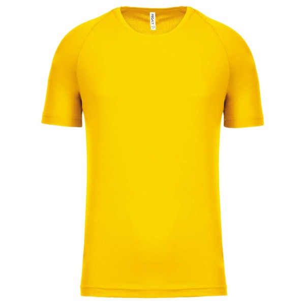 MEN'S SHORT-SLEEVED SPORTS T-SHIRT Sárga 
