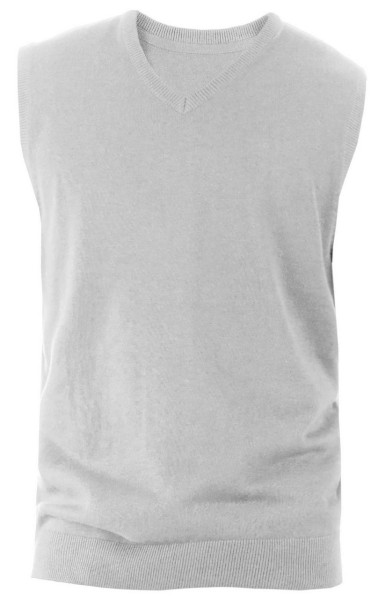 MEN'S SLEEVELESS V-NECK JUMPER Szürke 